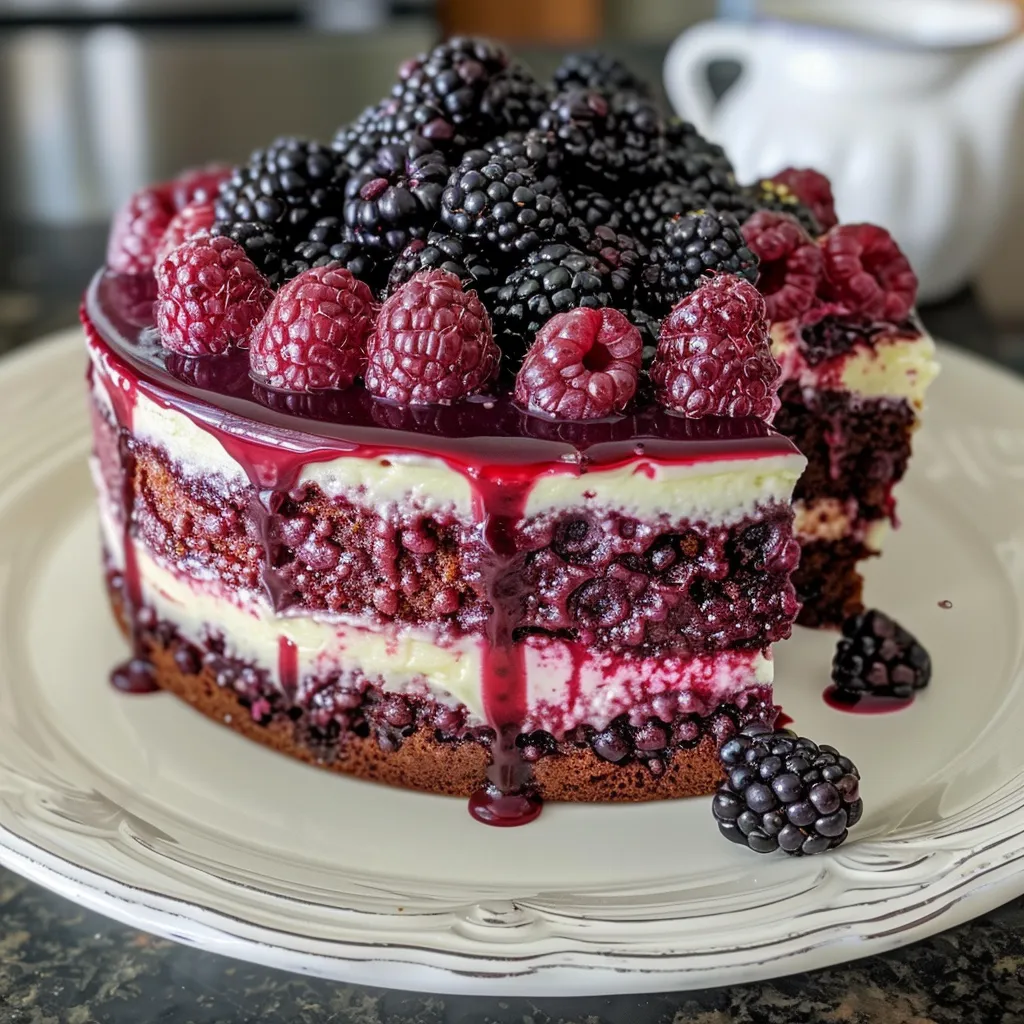 Best Black Raspberry Cake Recipe