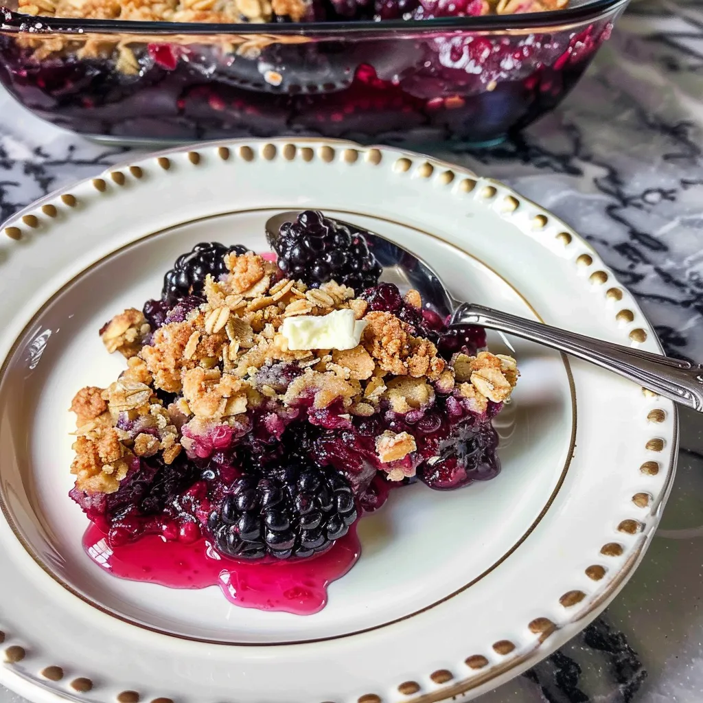 How to Make the Best Black Raspberry Crisp in 45 Minutes