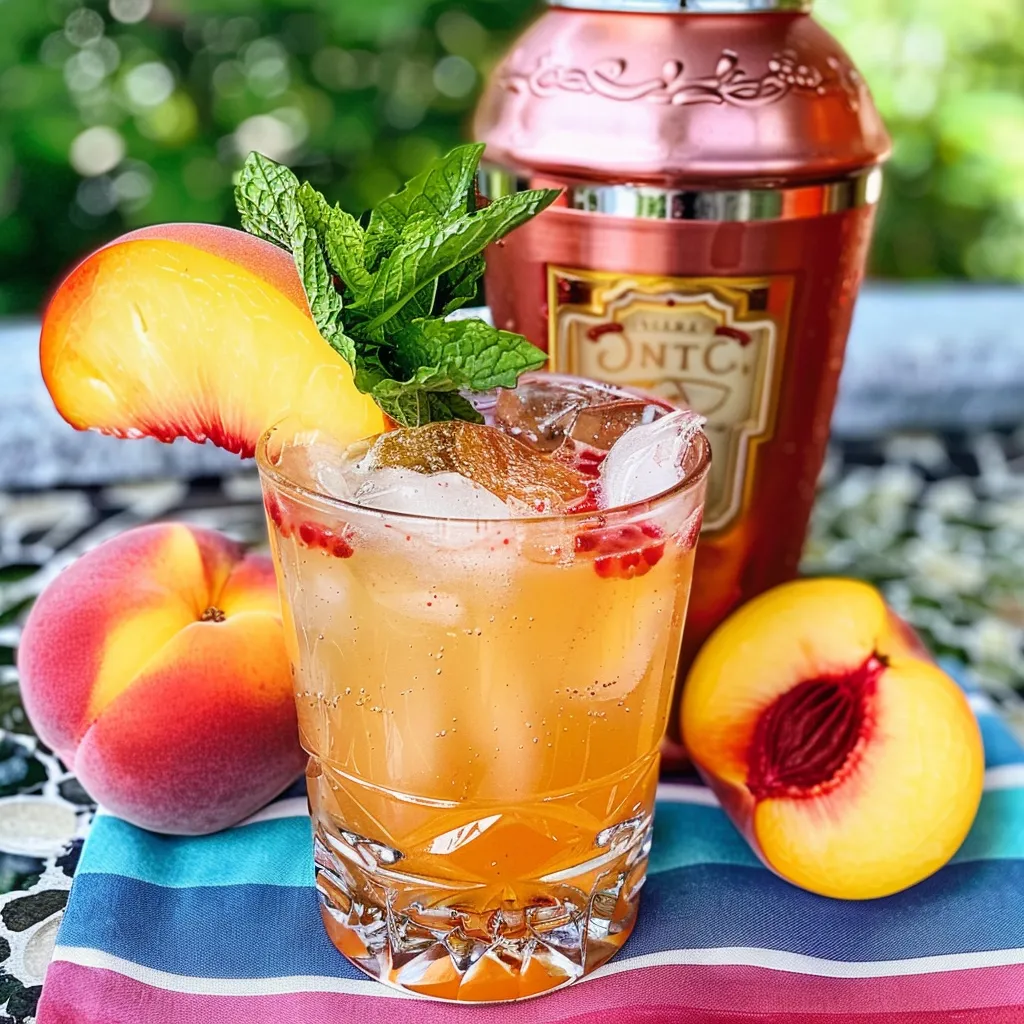 Royal Peach Cocktail: The Best Summer Drink Recipe